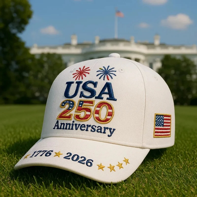Visor Sun Hat - 2025 새로운 미국 250주년 기념 야구