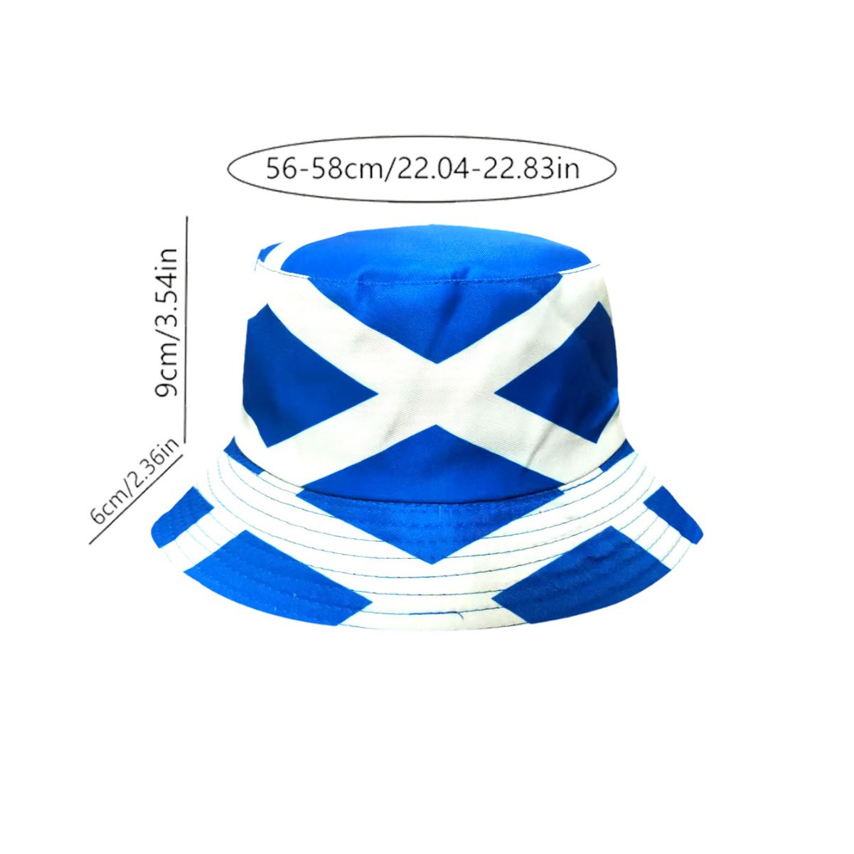 2026 스코틀랜드 핫세일 축구컵 깃발 프린팅 버킷햇  - Bucket Hat Cotton 리뷰 및 가격