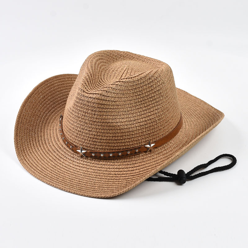 여성용 밀짚 웨스턴 카우보이 모자 접이식 넓은 챙 여름 - Cowboy Hat Straw 리뷰 및 가격