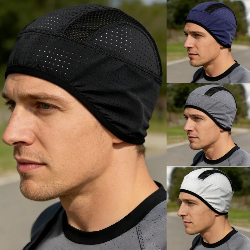여름용 통기성 메쉬 퀵 드라이 스포츠 러닝 캡 비니 스 - Skull Cap Helmet Liner 리뷰 및 가격