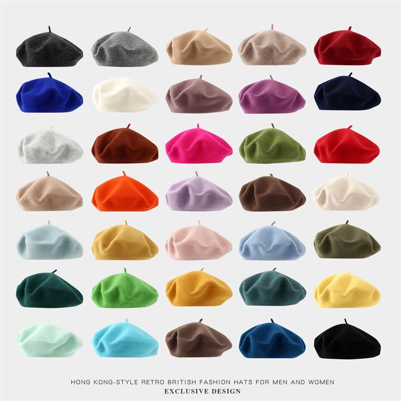 빅 사이즈 베레모 여성용 대형 베레모 따뜻한 유니섹스  - Beret French Wool 리뷰 및 가격