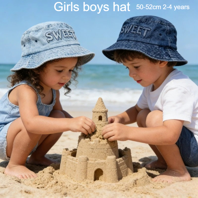 일본 레트로 키즈 버킷햇 50-52cm 2-4세 레터링 - Bucket Hat Cotton 리뷰 및 가격