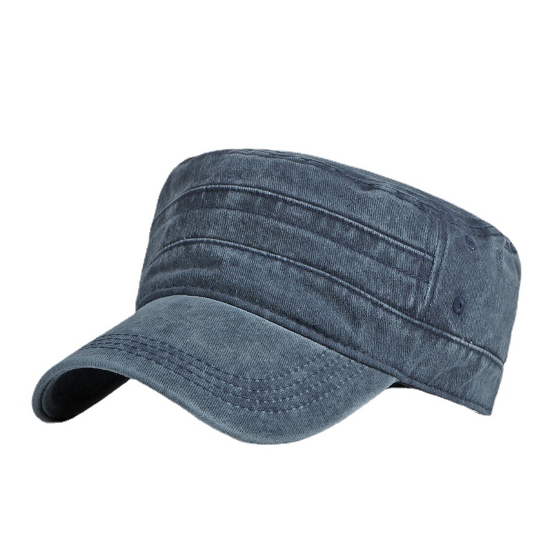 봄 여름 짧은 챙 육군 모자 남자 여자 야외 레트로 씻 - Snapback Hat Flat 리뷰 및 가격
