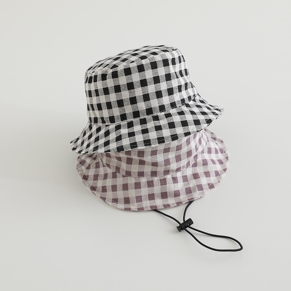 넓은 챙 가을 햇빛 가리개 모자 아기 체크 무늬 어부  - Sun Hat Wide Brim 리뷰 및 가격