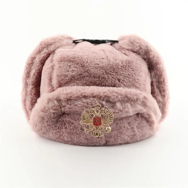 소련 배지 우샨카 남녀 공용 봄버 모자 CCCP 군사  - Winter Trapper Hat 리뷰 및 가격
