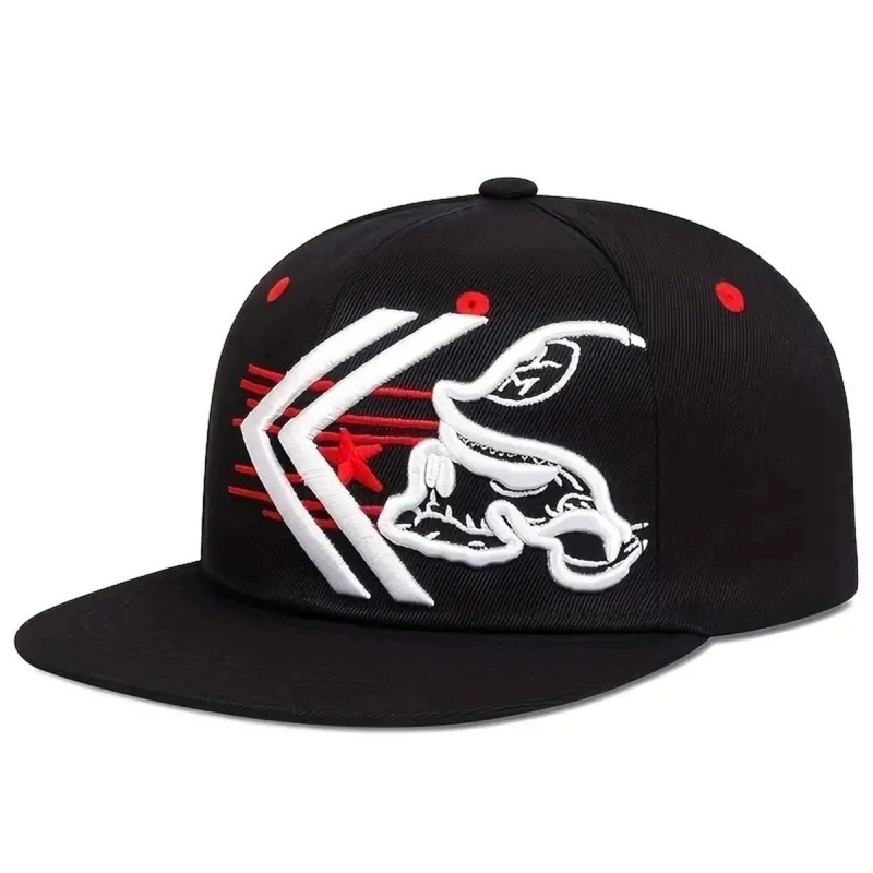 유니섹스 스켈레톤 자수 야구 모자 여성 야외 스포츠 플 - Snapback Hat Flat 리뷰 및 가격