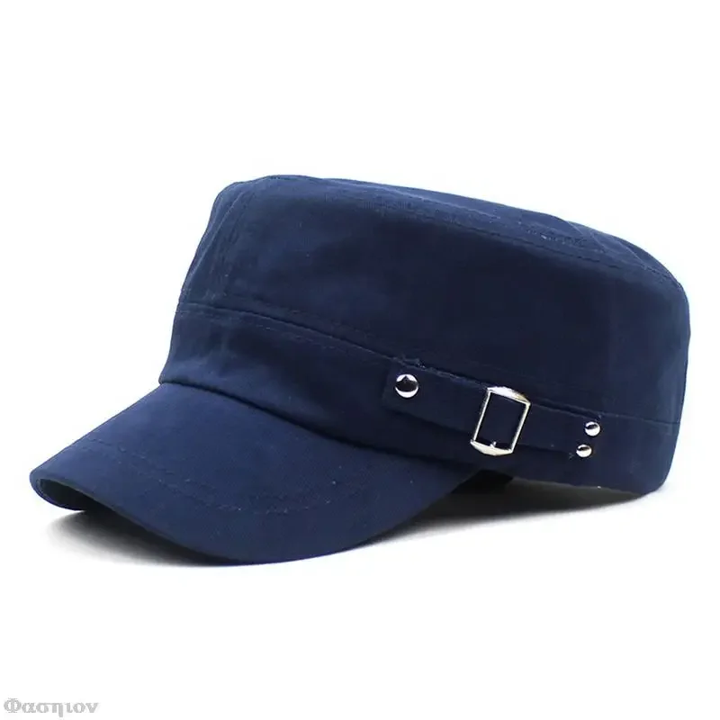 남녀공용 순색 육군 모자, 워싱 코튼 플랫 탑 캡, 조 - Snapback Hat Flat 리뷰 및 가격