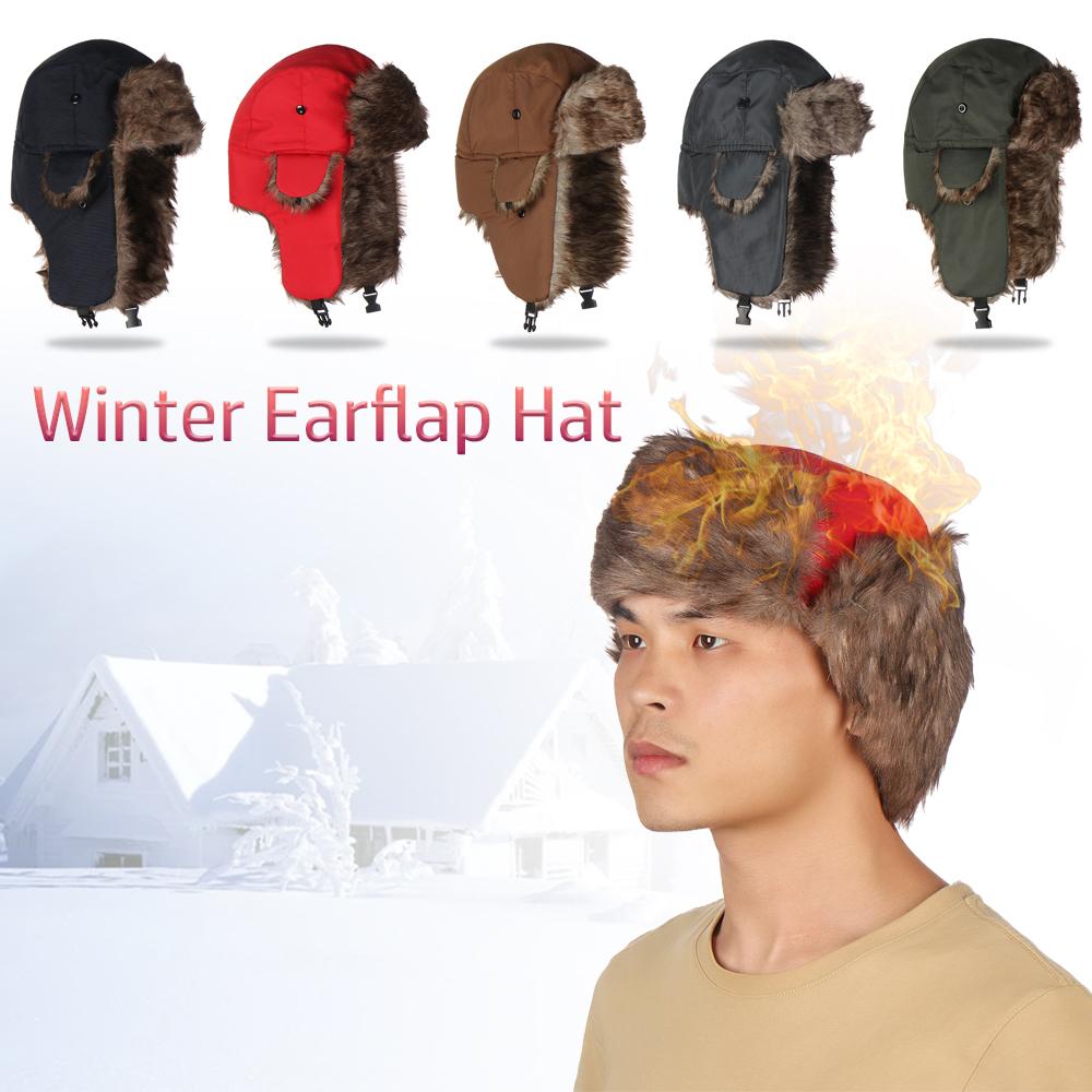 따뜻한 귀덮개 트래퍼 겨울 모자 스키 모자 러시아 우샨 - Winter Trapper Hat 리뷰 및 가격