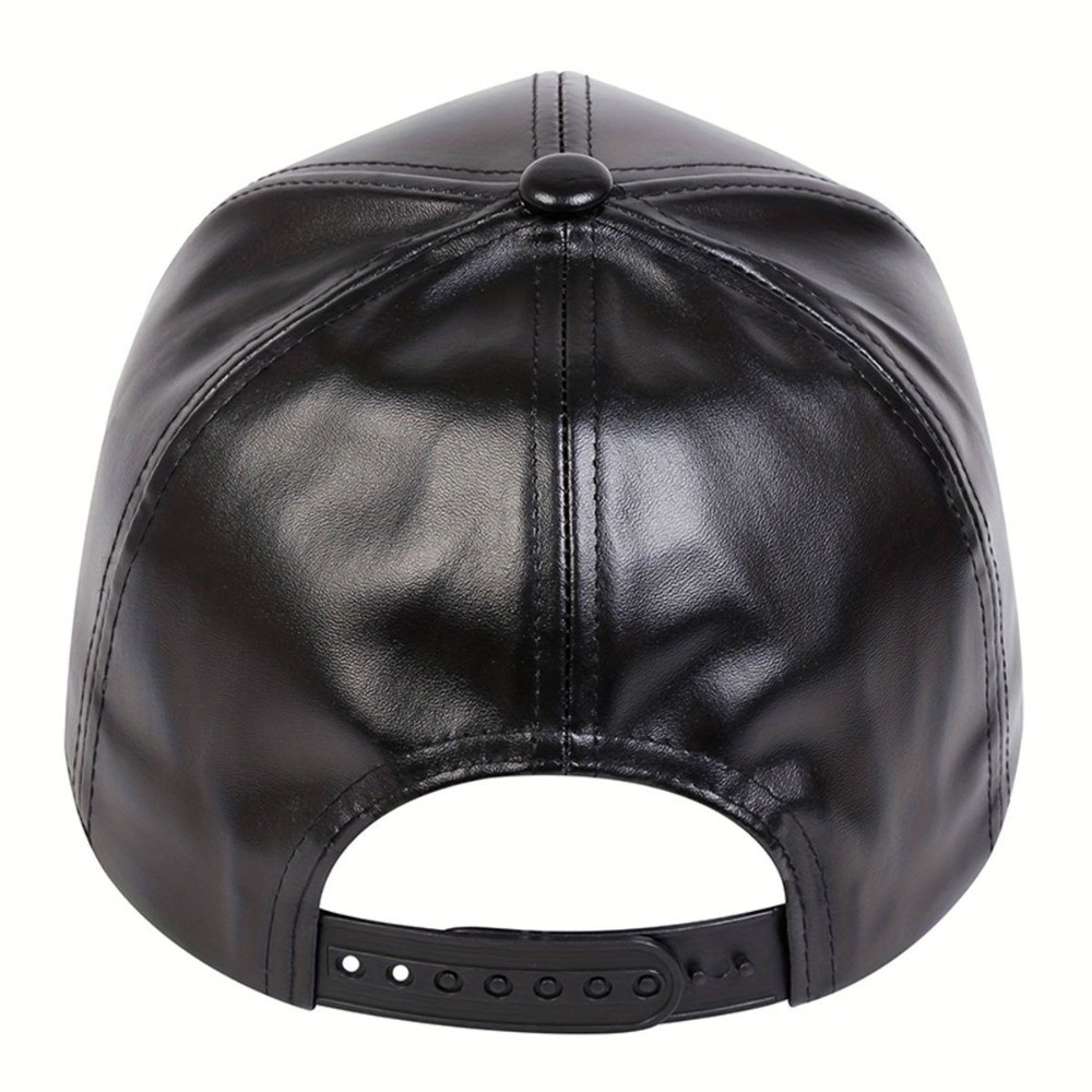 패션 PU 솔리드 야구 모자 아빠 모자 조절 가능한 따 - Baseball Cap Structured 리뷰 및 가격