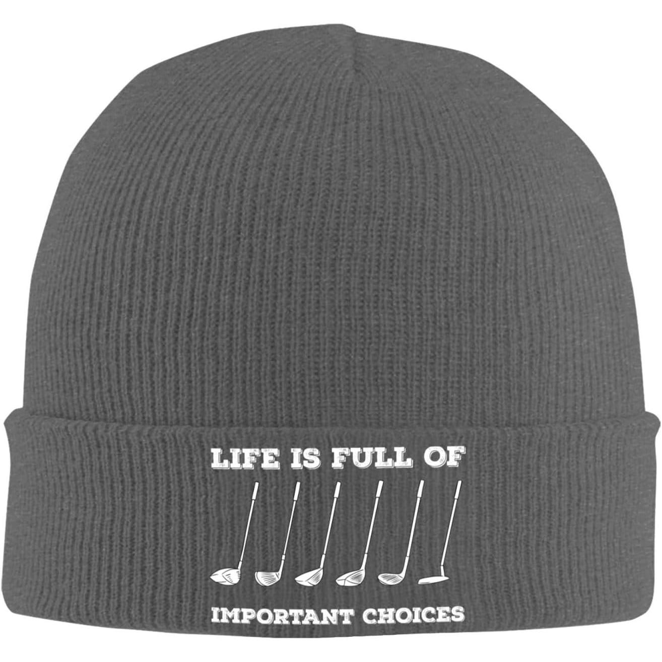 인생은 중요한 선택으로 가득 차 있습니다 남성 여성용  - Beanie Cuffed Knit 리뷰 및 가격